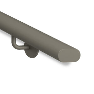 stalen trapleuning ovaal greige 48x20