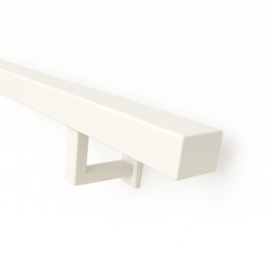 stalen trapleuning vierkant wit